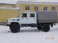 Атомобиль с двухрядной кабиной Газ 33081 Садко. Тент. Борт