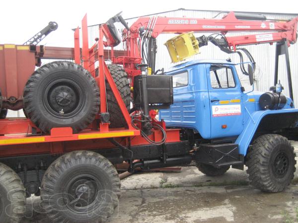 Лесовозный автопоезд Урал 2025 г.в.с кму Лизинг Доставка