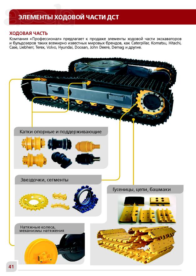Продам ходовку для экскаваторов и бульдозеров