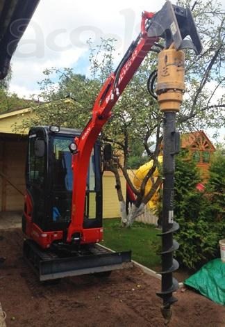 Гидровращатель, ямобур на Atlas 1104, Komatsu PC35MR PC45MR PC55MR PC78US PC88MR