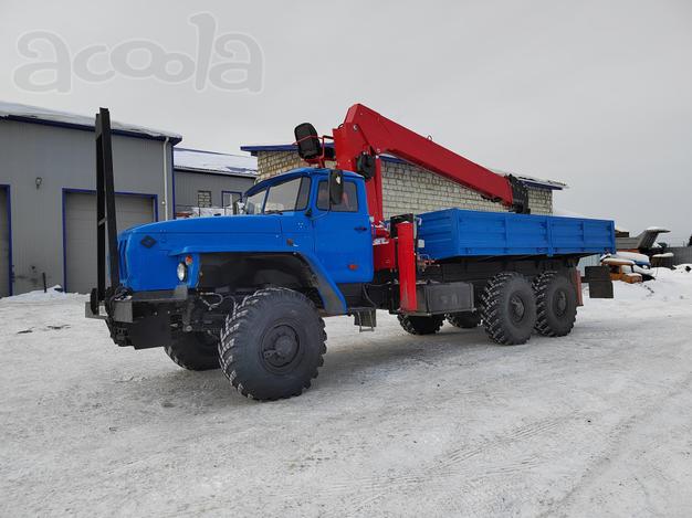 Бортовой автомобиль Урал с новым КМУ Horyong-HRS 217